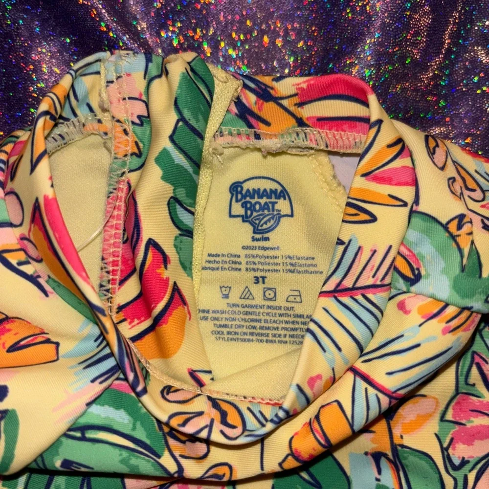 Floral Swimsuit Banana Boat
